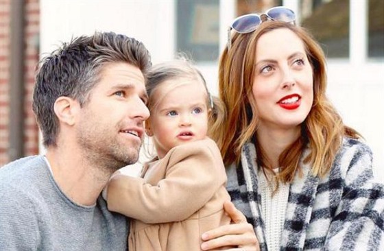 Eva Amurriová, její manel Kyle Martino a dcera Marlowe