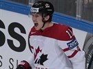 Brendan Gallagher z Kanady slaví gól do americké sít v semifinále hokejového...