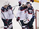 Zklamaní amerití hokejisté po prohraném duelu o bronz s Ruskem