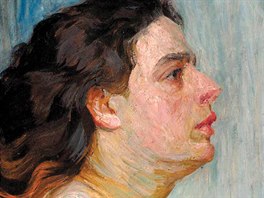 Frantiek Kupka: Portrét paní Kupkové (1905)