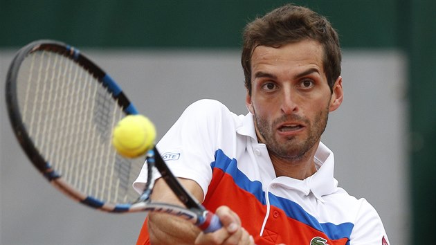 panlsk tenista Albert Ramos-Vinolas bojuje v osmifinle Roland Garros.