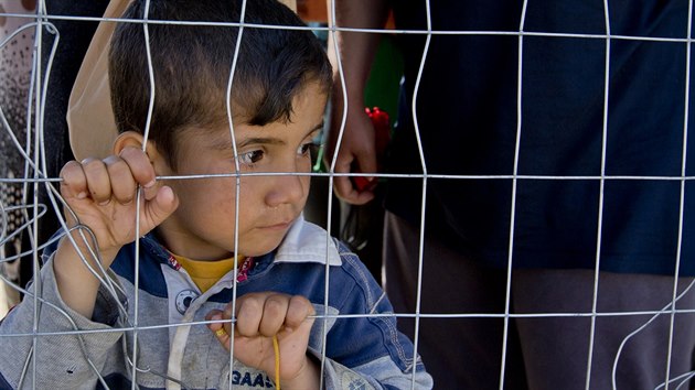 Provizorn tboit v Idomeni vzniklo samovoln, kdy asi ped temi msci Makedonie a dal evropsk zem uzavely hranice pro uprchlky (23. kvtna 2016)