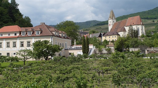 Malebn msteko Spitz je jednm z vinaskch center Wachau.