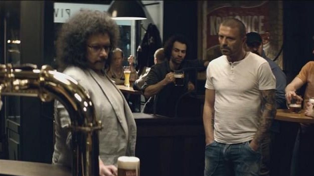 Vladimr ernohorsk a Tom epka v reklam na pivo