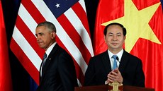 Americký prezident Barack Obama na návtv Vietnamu. (23. kvtna 2016)