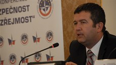 Předseda poslanecké sněmovny Jan Hamáček během národní konference „Naše... Předseda poslanecké sněmovny Jan Hamáček během národní konference „Naše...