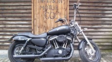 Motocykl Harley-Davidson.