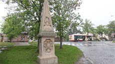Po Jihlavě jsou čtyři takovéto kameny označující historickou hranici. Větší... Po Jihlavě jsou čtyři takovéto kameny označující historickou hranici. Větší...