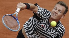 ZAUJETÍ. Tomá Berdych ve druhém kole Roland Garros.