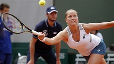 I TOHLE MÁM. Shelby Rogersová ve tetím kole Roland Garros.