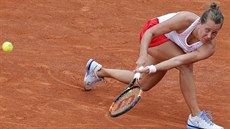 T̎KÝ MÍ. Barbora Strýcová ve tetím kole Roland Garros.