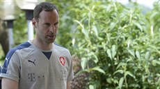 Petr Čech na srazu fotbalové reprezentace. Petr Čech na srazu fotbalové reprezentace.