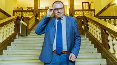 Odcházející šéf ČNB Miroslav Singer. Odcházející šéf ČNB Miroslav Singer.
