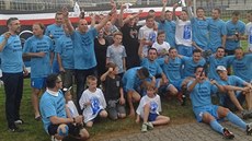 Postupové oslavy prostějovských fotbalistů. Postupové oslavy prostějovských fotbalistů.