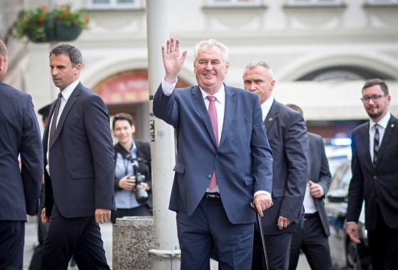 Prezident Milo Zeman zahájil návtvu jiních ech.