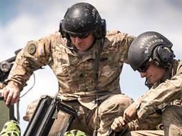 Americk jednotky na cvien Anakonda 16" v Polsku