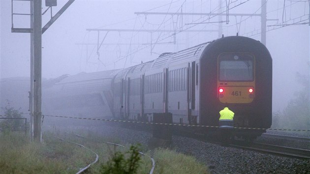 Srka dvou vlak v Belgii si vydala nejmn ti obti a destky zrannch (6.6.2016)