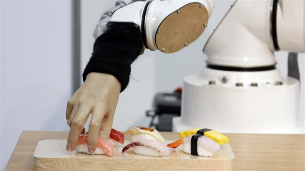 Robot na ppravu sushi.