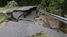 Následky bleskových povodní v bavorské vesnici Simbach am Inn (1. ervna 2016)