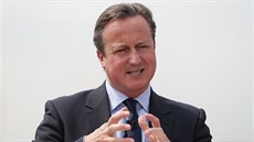 David Cameron během vystoupení v Londýně (7. června 2016) David Cameron během vystoupení v Londýně (7. června 2016)