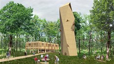 V klubovně ekocentra (vlevo) by měla probíhat většina přednášek. Opodál stojící... V klubovně ekocentra (vlevo) by měla probíhat většina přednášek. Opodál stojící...