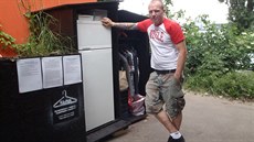 Provozní pankrácké kavárny Na půl cesty Radek Wollmann. Provozní pankrácké kavárny Na půl cesty Radek Wollmann.