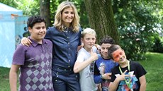 Tereza Maxová v pražské zoo oslavila Den dětí s maminkami a jejich dětmi z... Tereza Maxová v pražské zoo oslavila Den dětí s maminkami a jejich dětmi z...