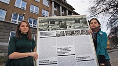 Zakladatelka okrašlovacího spolku Za krásnou Ostravu Ilona Rozehnalová (vpravo)... Zakladatelka okrašlovacího spolku Za krásnou Ostravu Ilona Rozehnalová (vpravo)...