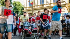 eská Miss 2016 Andrea Bezdková pijela podpoit charitativní bh poádaný...