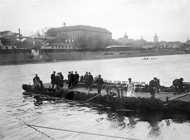 Roudnice nad Labem, 1905. Autorem snímku je Rudolf Bruner-Dvoák.