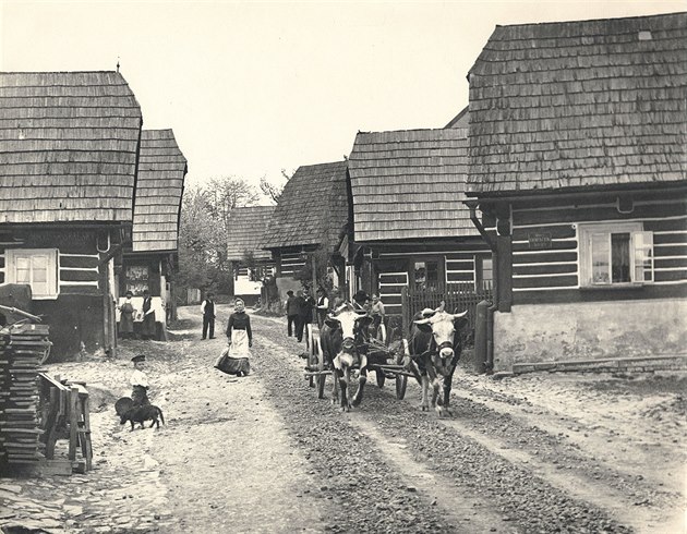 Zvdavá ulika v Jilemnici v roce 1907