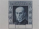 Otisk původní rytiny prvního československého prezidenta zhotovený v USA je...