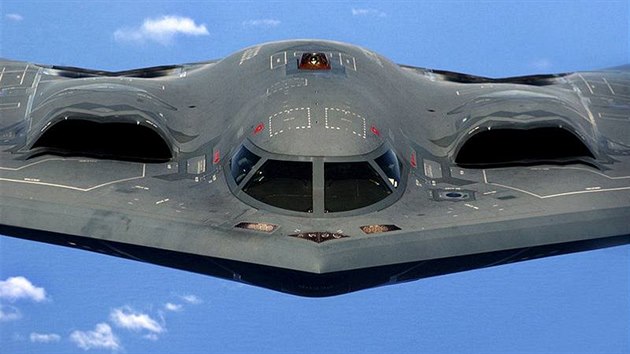 Bombardér B-2 Spirit od společnosti Northrop Corp. Detail konstrukce z... Bombardér B-2 Spirit od společnosti Northrop Corp. Detail konstrukce z...