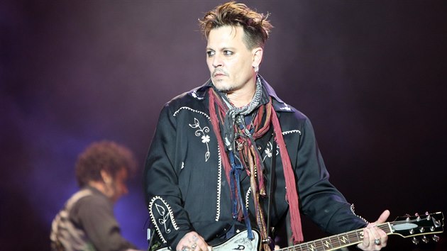 Letos byl jednou z nejvtch hvzd festivalu Rock in Lisboa hollywoodsk herec Johnny Depp.