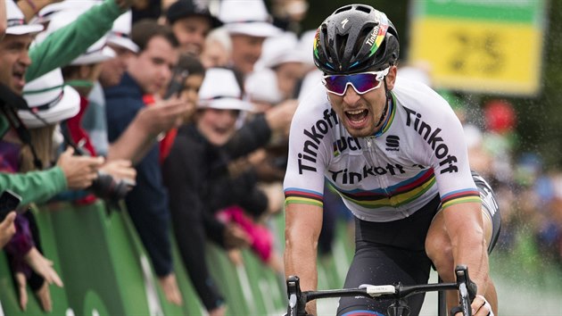 Peter Sagan ve tet etap Kolem vcarska