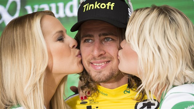 Peter Sagan slav vtzstv ve tet etap Kolem vcarska.