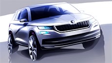 Skica Škody Kodiaq Skica Škody Kodiaq