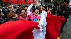 Píznivci nového peruánského prezidenta se dokali (9. erven 2016)
