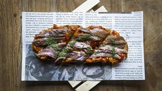 Toast Cantabrico s ančovičkami a pečenými paprikami podle Gastrobaru Monarch Toast Cantabrico s ančovičkami a pečenými paprikami podle Gastrobaru Monarch