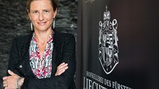 Princezna Marie von un zu Liechtenstein pijela na pozvání spolenosti...