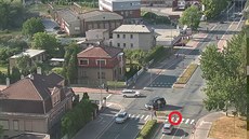Kamery ukázaly trasu malé koloběžkářky. Kamery ukázaly trasu malé koloběžkářky.