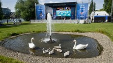 Hyundai Czech Fan Park v pražských Žlutých lázních, který bude oficiální... Hyundai Czech Fan Park v pražských Žlutých lázních, který bude oficiální...