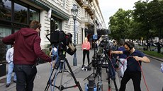 Televizní táby ve Vídni ekají na vynesení rozsudku o startu ruských atlet v...