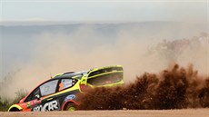 Martin Prokop a Jan Tománek na momentce z Portugalské rallye Martin Prokop a Jan Tománek na momentce z Portugalské rallye