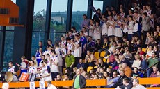 Pohled do publika při čtvrtfinálové sérii USK Praha - Děčín Pohled do publika při čtvrtfinálové sérii USK Praha - Děčín