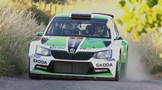 Jan Kopecký se spolujezdcem Pavlem Dreslerem na na Rallye Hustopeče Jan Kopecký se spolujezdcem Pavlem Dreslerem na na Rallye Hustopeče