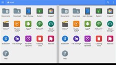 File Explorer nabízí i reim práce se soubory ve dvou panelech.