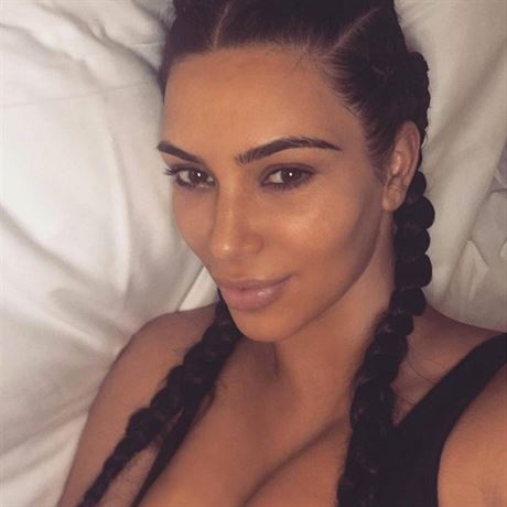 Kim Kardashainov s boxer braids