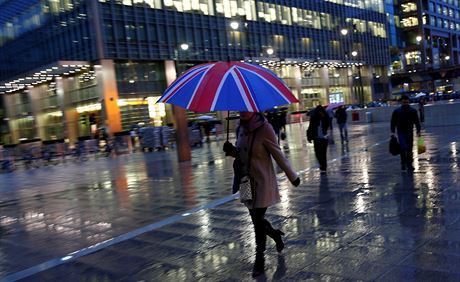 Pomourné poasí v Londýn po brexitu.