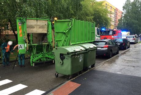 Mu byl ukryt v zeleném plastovém kontejneru v Kopivnici.